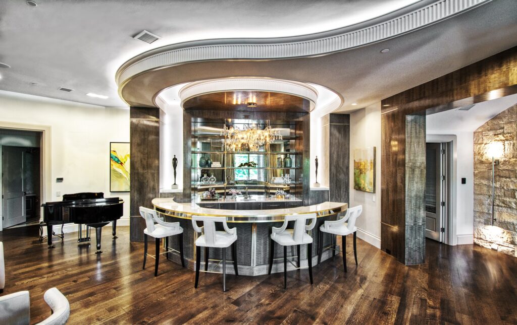 van trease designs luxury bar design