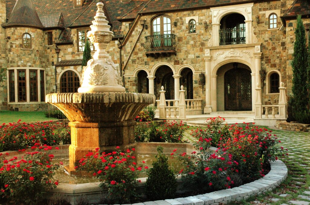 van trease designs outdoor fountain